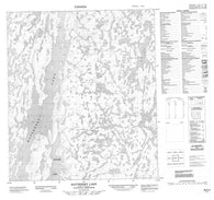 086B04 Mattberry Lake Canadian topographic map, 1:50,000 scale