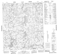 086B11 Origin Lake Canadian topographic map, 1:50,000 scale