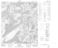 086C03 Rae Lake Canadian topographic map, 1:50,000 scale