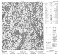 086C07 Devries Lake Canadian topographic map, 1:50,000 scale