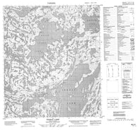 086C08 Ingray Lake Canadian topographic map, 1:50,000 scale