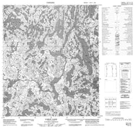 086C10 Carle Lake Canadian topographic map, 1:50,000 scale