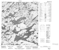 086C13 Isabella Lake Canadian topographic map, 1:50,000 scale