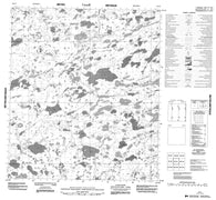 086D01 No Title Canadian topographic map, 1:50,000 scale