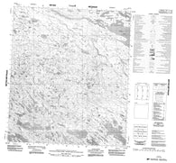 086D05 No Title Canadian topographic map, 1:50,000 scale