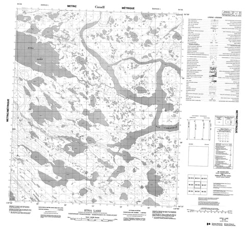 086D06 Etna Lake Canadian topographic map, 1:50,000 scale