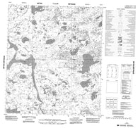 086D07 No Title Canadian topographic map, 1:50,000 scale