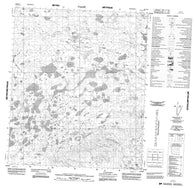 086D13 No Title Canadian topographic map, 1:50,000 scale