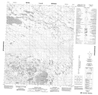 086D14 Ortona Lake Canadian topographic map, 1:50,000 scale