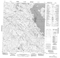 086D15 No Title Canadian topographic map, 1:50,000 scale