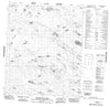 086E04 Underwater Lake Canadian topographic map, 1:50,000 scale
