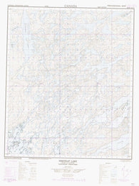 086E08 Fishtrap Lake Canadian topographic map, 1:50,000 scale