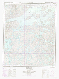 086E09 Rainy Lake Canadian topographic map, 1:50,000 scale