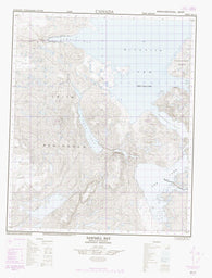 086E10 Sawmill Bay Canadian topographic map, 1:50,000 scale