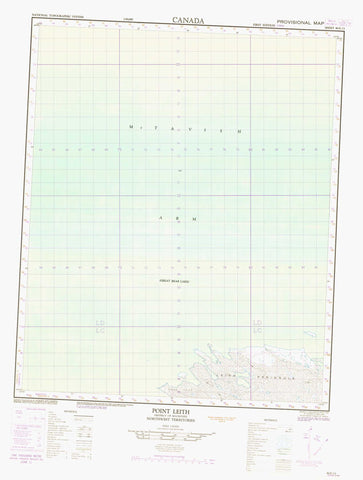 086E13 Point Leith Canadian topographic map, 1:50,000 scale