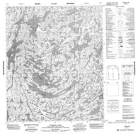 086F01 Turmoil Lake Canadian topographic map, 1:50,000 scale