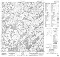 086F03 Ellington Lake Canadian topographic map, 1:50,000 scale