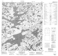 086F04 Longtom Lake Canadian topographic map, 1:50,000 scale