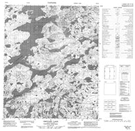 086F05 Grouard Lake Canadian topographic map, 1:50,000 scale