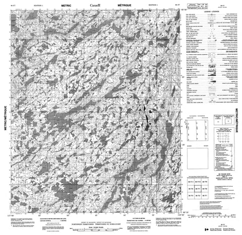 086F07 No Title Canadian topographic map, 1:50,000 scale