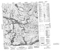 086G09 Rocknest Lake Canadian topographic map, 1:50,000 scale