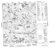 086G10 No Title Canadian topographic map, 1:50,000 scale