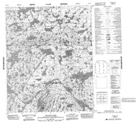 086G13 Havant Lake Canadian topographic map, 1:50,000 scale