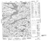 086G14 Samandre Lake Canadian topographic map, 1:50,000 scale