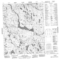 086G15 Mcintosh Lake Canadian topographic map, 1:50,000 scale