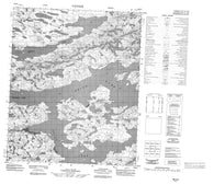 086H05 No Title Canadian topographic map, 1:50,000 scale