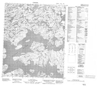 086H06 No Title Canadian topographic map, 1:50,000 scale