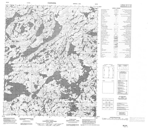 086H08 No Title Canadian topographic map, 1:50,000 scale