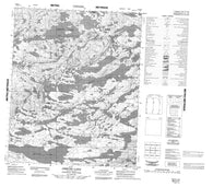 086H12 Ambush Lake Canadian topographic map, 1:50,000 scale