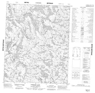 086H14 Cowles Lake Canadian topographic map, 1:50,000 scale