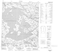 086H16 Rockinghorse Lake Canadian topographic map, 1:50,000 scale