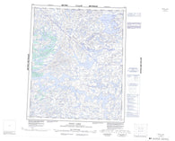086H Point Lake Canadian topographic map, 1:250,000 scale