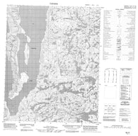 086I02 No Title Canadian topographic map, 1:50,000 scale