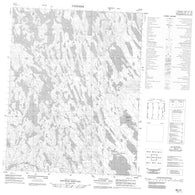 086I05 No Title Canadian topographic map, 1:50,000 scale