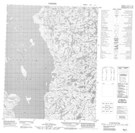 086I07 No Title Canadian topographic map, 1:50,000 scale