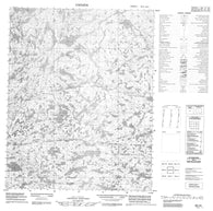 086I08 No Title Canadian topographic map, 1:50,000 scale