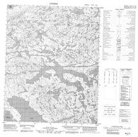 086I10 No Title Canadian topographic map, 1:50,000 scale