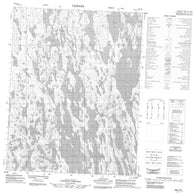 086I12 No Title Canadian topographic map, 1:50,000 scale