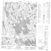 086I14 Inulik Lake Canadian topographic map, 1:50,000 scale