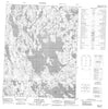086I14 Inulik Lake Canadian topographic map, 1:50,000 scale