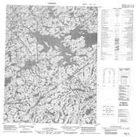 086I16 No Title Canadian topographic map, 1:50,000 scale