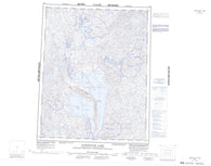 086I Napaktulik Lake Canadian topographic map, 1:250,000 scale