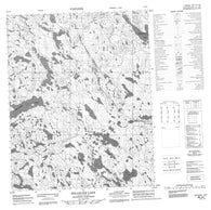 086J02 Belanger Lake Canadian topographic map, 1:50,000 scale