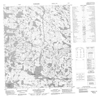 086J03 Keskarrah Lake Canadian topographic map, 1:50,000 scale