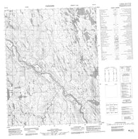 086J10 No Title Canadian topographic map, 1:50,000 scale