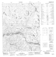 086J13 No Title Canadian topographic map, 1:50,000 scale